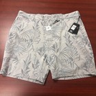 Travis Mathew Coastal Canyon Shorts Mens Size 36 Tropical Leaf Golf Casual Nwt