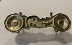 Vintage Brass Wall Mounted Double Coat Hook