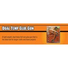 Gorilla Dual Temp Hot Glue Mini Gun Comfort Long Nozzle  12 Watts New