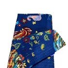 April Cornell Ecru Rooster Design Tea Towel Set Of 2 Navy  Rust  Green  Gold New