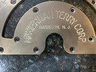 Brass Rudder Boat Directional Plate Harrison Nj Mckiernan Terry Co  Nautical
