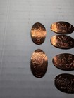 2006 Disney Souvenir Elongated Pressed Penny Copper Lot Of 6