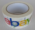 Six  6  Rolls Official Ebay Branded Ebay Logo Shipping Tape White New Sealed