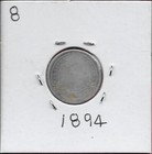 Honduras british Colony belize  10 Cents 1894 1 Year Type crowned Bust Of Young 