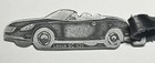 Rare Lexus Sc 430 Convertible Pewter Metal Bag Tag Keychain Media Prono Limited
