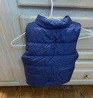Puma Kids Blue Zip Up Sleeveless Puffer Vest Size Xxs  3-4y 