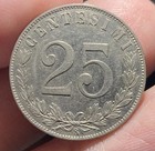 Italy Km36 25 Centesimi 1902 R Nice Grade 