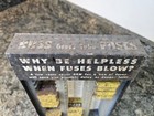 Vintage Buss Glass Tube Fuses Metal Counter Display W  15 Nos Fuses