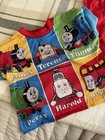 Vintage 90s Y2k 3t 3 Toddler Thomas The Tank Engine Pajamas Pj Set Train Red