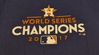 2017 Mlb Houston Astros World Series Champions L s T-shirt Men s Size L Blue