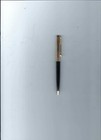 Vintage Parker 61 Black W 12 K Gold Filled Cap Jewel   Gold Trim Twist Pencil