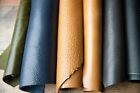 Premium Italian Cowhide Leather Scraps Upholstery --- X Large Size Pieces 12 x18