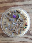Lot Of 60 Small Hand Tied Wet And Dry Flies For Pennsylvania Trout Streams