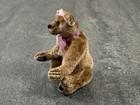 Artisan Miniature Handcrafted    dollhouse    Teddy Bear W  Signature Apple Tag