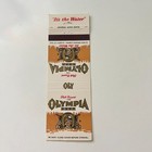 Olympia Brewing Company Olympia Beer St Paul Vintage Matchbook Cover Tmb82-5