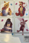 Leisure Arts 3262 Disney Home Pooh   Friends Crochet 2002 Tigger Piglet Eeyore