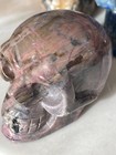3  Natural Rhodochrosite Carved Crystal Skull Realistic Healing Skeleton  700