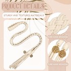 Ribbonlic Handfasting Cord Wedding Lasso Rope With Simple  Ivory White 