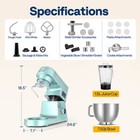 9in1 Stand Mixer 6 Speed 7 5qt W  Fermentation Timer Meat Grinder Juicer Slicer