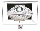 Acrylic Football Display Case Wall Mount Uv Protectant Nfl Ncaa Full Size C Nib