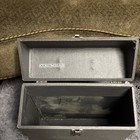 Vintage Columbia Records 33 Rpm Vinyl Record Storage Case Holder Gray