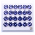 5mm Natural Tanzanite Round Cut Loose Gemstone Wholesale 100p Lot Jewelry Making
