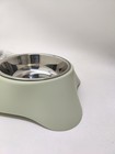 Double Pet Bowls Dog Cat Food Water Feeder Stainless Steel Winter Outdoor