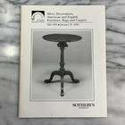Sotheby s - Silver Decorations Furniture Rugs Carpets 1995 Auction Catalog