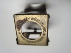 Vintage Mccluskey Wire Brass Pocket Magnifying Glass  New Haven  Ct