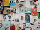 Lot Of 40 Vintage Camera Instruction Manuals Light Meter Sankyo Lens Steinheil