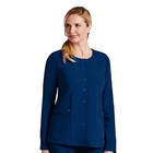 Greys Anantomy Signature Women Scrub Jacket In Navy Blue In All Sizes   2407 Nwt