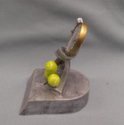 Tennis Resin Trophy Award Racquet And Balls Self-standing Pdu 60038gs