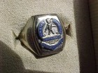 Circa 1955 Chrysler Master Technician Ring Sterling 10 Year Employee Award Rare 