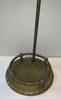 Old Vintage Metal Brass Fire Place Tools Set Tongs Stand Firetools Holder