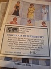 Rare  9pc Princess Lady Diana Postal Stamp  Coa   s Also Princes Diana White Cheff