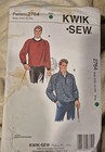 Kwik Sew Sewing Pattern 2764 Mens Jacket Coat Windbreaker Pullover S-xxl uc