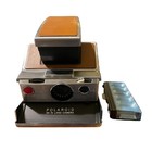 Vintage Polaroid Sx-70 Land Camera Instant Film Camera Flash And Case Untested