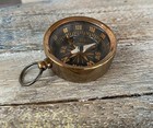 Set Of 2 Nautical Compass Brass Marine Pocket Compass Vintage Style Mini Compass