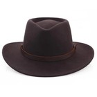Australian Fedora Hat For Women men Wool Felt Crushable Waterproof