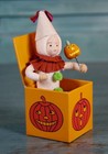 Vintage Halloween Jack-in-box Boy Jester Jack-o-lantern Seasons Of Cannon Falls