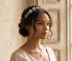 Rhinestone Bridal Hair Floral Vine Crystal Wedding Headpiece Tiara Jewelry