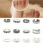 1pcs set Adjustable Toe Rings For Women Open Ring Women Beach Foot Jewelry Set