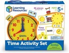 Time Activity Set - 41pcs  Ages 5   Teaching Clock  Homeschool  Montessori