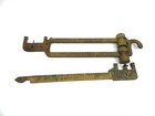 Vintage Antique Howe Solid Brass Scale Wall Mount Merchant With Storage Wear