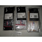 Nike Elite Quick Crew Basketball Socks Cushioned Nba Mens Size L Sx5454-100 3p