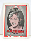 Vintage Howard   Jane Thurston Great Magician Good Luck Throw Out Stage Card