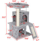 Cat Tree Tower 34  Sturdy Activity Center Large Playing House Condo For Rest   S