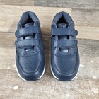 Propet Tour Walker Womens Shoes Sz 7 Running Navy Blue White Leather Sneakers