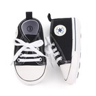 Unisex Baby Boys Girls Shoes  Newborn Infant Non-slip Canvas Denim High Top S   