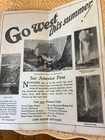 1925 Antiq  New York Central Railroad Time Table Vg Condition